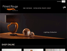 Tablet Screenshot of pimentrougelighting.com